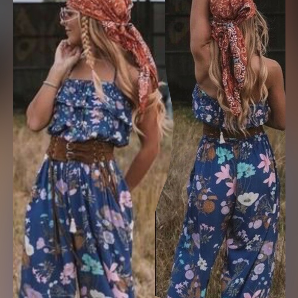 Spell Jumpsuit Wildbloom Size Medium
